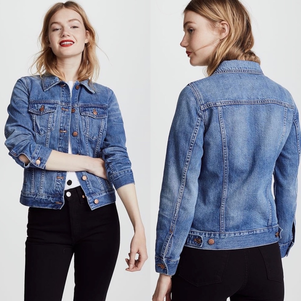 Madewell Women's The Jean Jacket in Pinter Wash‎